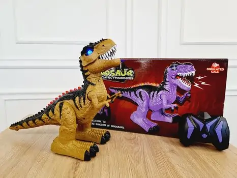 სათამაშო დინოზავრი დისტანციური მართვით  Tyrannosaurus Rex with USB remote control, 3 image