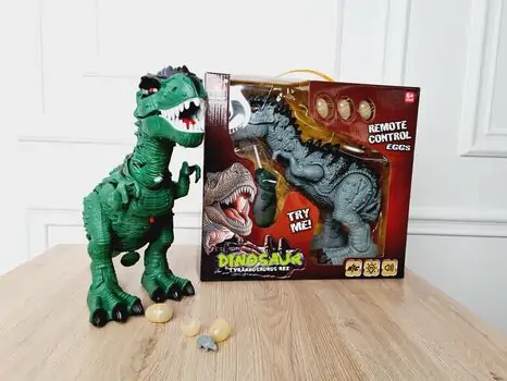სათამაშო დინოზავრი დისტანციური მართვით  Tyrannosaurus rex remote control, 2 image
