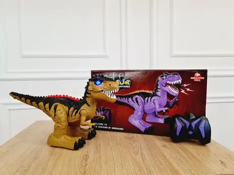სათამაშო დინოზავრი დისტანციური მართვით  Tyrannosaurus Rex with USB remote control, 2 image