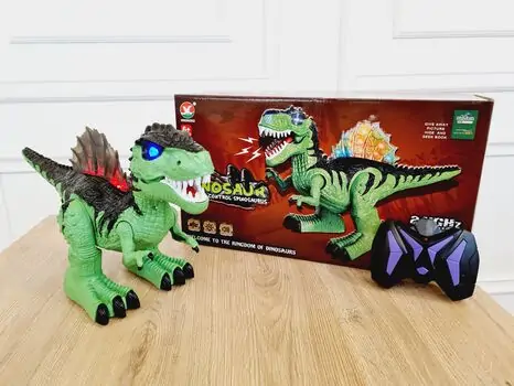 სათამაშო დინოზავრი დისტანციური მართვით  Tyrannosaurus with USB remote control, 5 image