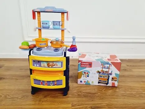 Cooking Game Kitchen Set ფუნქციური საბავშვო სამზარეულო, 6 image