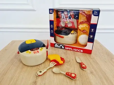 Electric rice cooker საბავშვო სათამაშო ბრინჯსახარში ქვაბი, 3 image