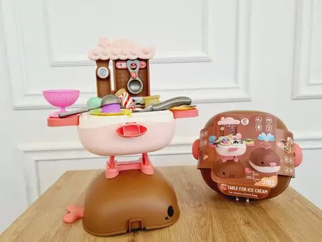 Whale backpack suitcase ice cream table საბავშვო აქსესუარები პიკნიკისთვის
