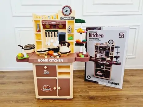 HOME KITCHEN COOKING SET ფუნქციური საბავშვო სამზარეულო, 13 image