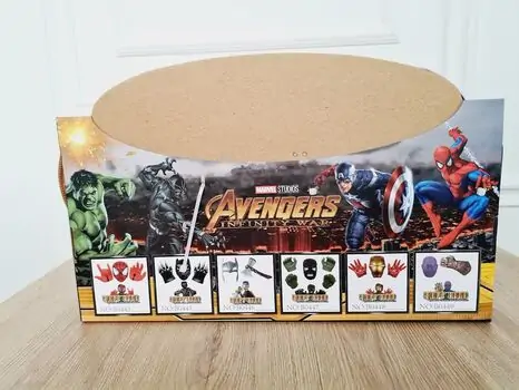 Thanos MARVEL-ის სუპერგმირის თანოსის ნიღაბი და ხელთათმანი, 3 image