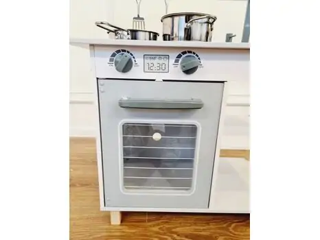 Moni Toys7256A Wooden kitchen Mila საბავშვო ხის სათამაშო სამზარეულო, 3 image