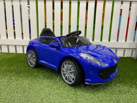 Ferrari For Kids Blue  - საბავშვო ელექტრო მანქანა, 5 image