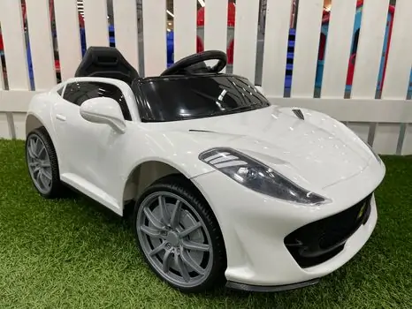 Ferrari For Kids White - საბავშვო ელექტრო მანქანა
