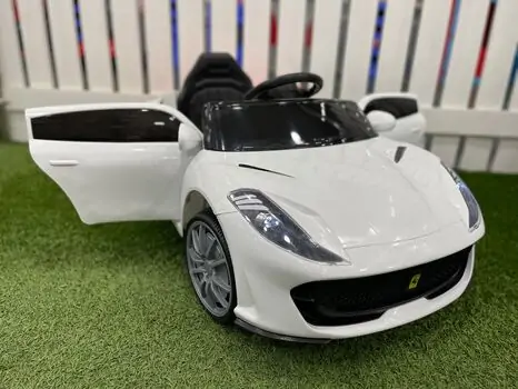 Ferrari For Kids White - საბავშვო ელექტრო მანქანა, 5 image