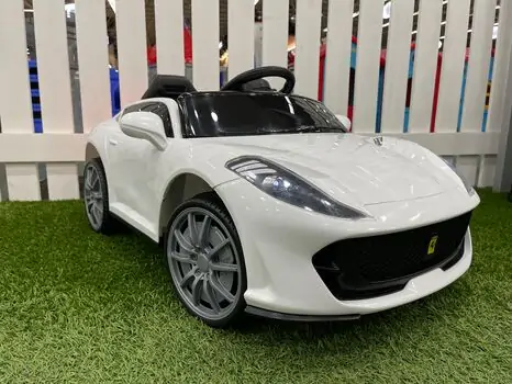 Ferrari For Kids White - საბავშვო ელექტრო მანქანა, 6 image