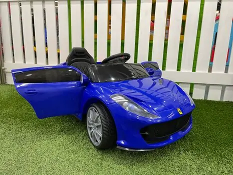 Ferrari For Kids Blue  - საბავშვო ელექტრო მანქანა, 4 image