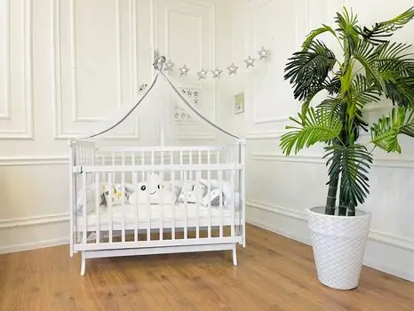 Bebeconfor WHITE ELYEZA WITH WHITE BUMPER ახალშობილის საწოლის კომპლექტი, 5 image