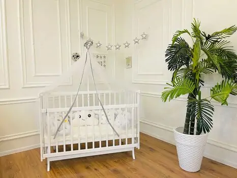 Bebeconfor WHITE ELYEZA WITH WHITE BUMPER ახალშობილის საწოლის კომპლექტი, 3 image