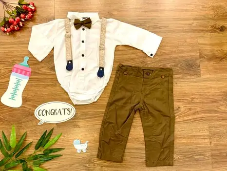 4in1 set, Efbey little Gentleman საბავშვო ტანსაცმლის ნაკრები 2286