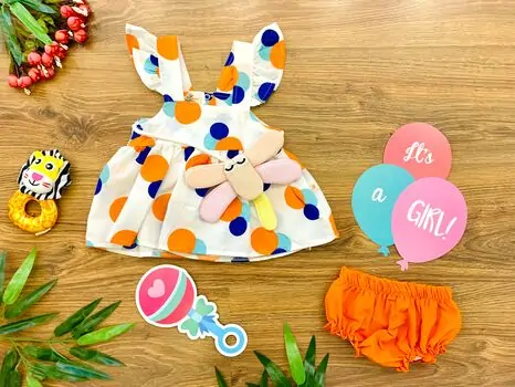 Jikko Dragonfly Dress 3in1 Set ახალშობილის ტანსაცმლის ნაკრები 3301