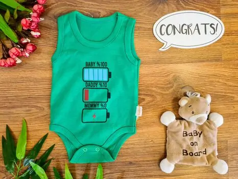 Mommy & Daddy & Baby ჩვილის ბოდე BEBIO 3051 Green