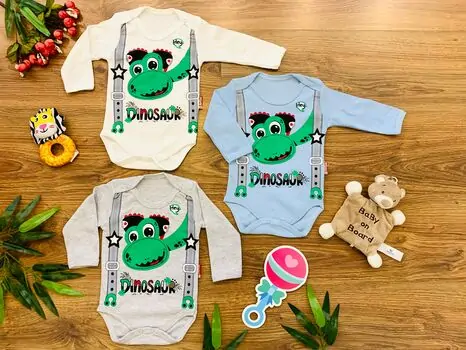 PABBUC  ჩვილის ბოდე PABBUC 8585 HEY DINOSAUR