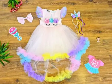 Princess Baby Dress Lovely Unicorn საბავშვო კაბა 9219 ERAY KIDS