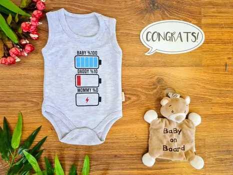 Mommy & Daddy & Baby ჩვილის ბოდე BEBIO 3051 Grey