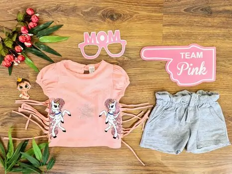 Sweet Unicorn 2in1 Set საბავშვო ტანსაცმლის ნაკრები 40233 Donino