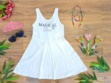საზაფხულო სარაფანი Magical Star 7192-9395 White