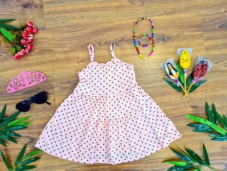 საზაფხულო სარაფანი Dots 622225/722225 Light Pink
