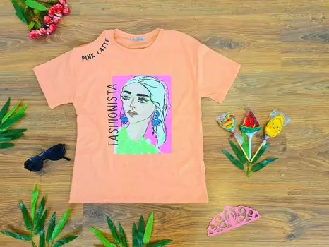 Fashionista, Pink Latte 722861 ALG Peach საზაფხულო მაისური