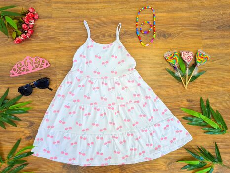 საზაფხულო სარაფანი Cherry 722226/622226 White