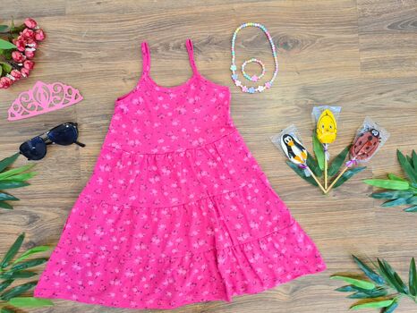 საზაფხულო სარაფანი Flowers 722229/622229 Pink