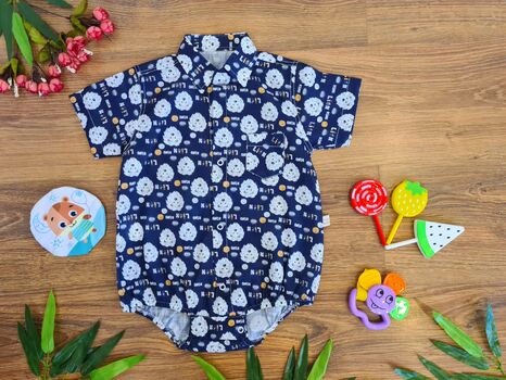 Lion King Dark Blue Bodysuit 25-0207-9 Maibella  საბავშვო ბოდე-პერანგი