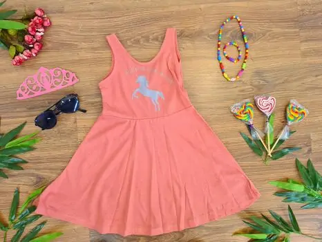 საზაფხულო სარაფანი Believe in Your Unicorn 7192-9396 Orange