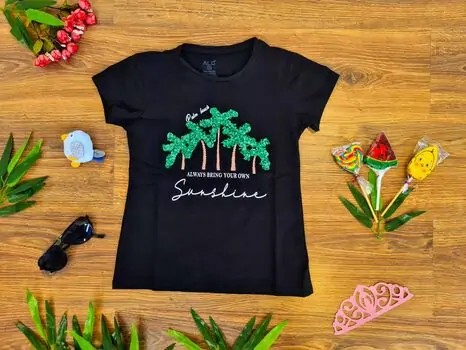 Bring Your Own Sunshine საზაფხულო მაისური 722651 ALG Pink Black
