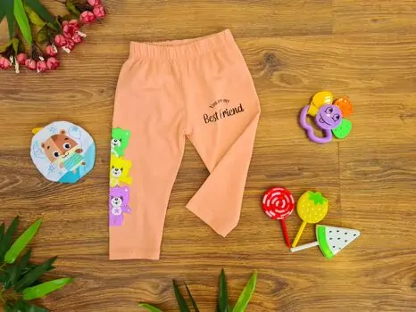 Toddler Leggins You're My Best Friend 622769 ALG Pink საბავშვო ელასტიკი