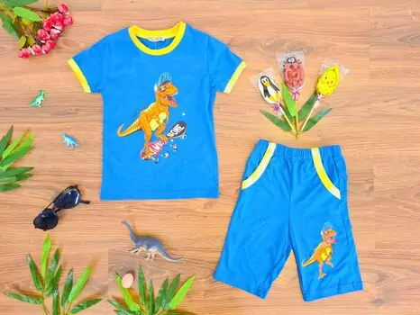 Born To Be Awesome 2in1 Set 222864 ALG Blue საზაფხულო ორეული