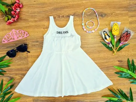 საზაფხულო სარაფანი Dreams Happen 722224/622224 White