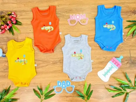 Mr Crocodile Bodysuit 2932 Maibella საბავშვო ბოდე