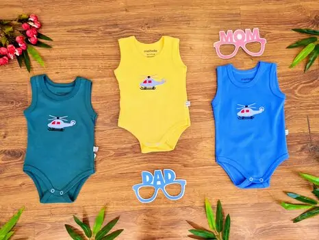 Helicopter Bodysuit 2672 Maibella საბავშვო ბოდე