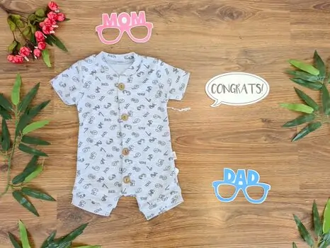 Summer Jumpsuit DLCDSTN105-5 Maibella ჩვილის საზაფხულო რომპერი