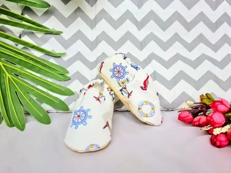 Funny Baby საბავშვო ფეხსაცმელი 7513 White Anchor