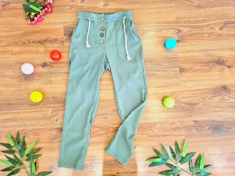 Summer Trousers ALG 822876 Green საზაფხულო შარვალი