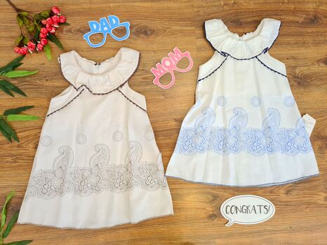 Vintage Summer Dress 9499 Maibella ჩვილის საზაფხულო კაბა