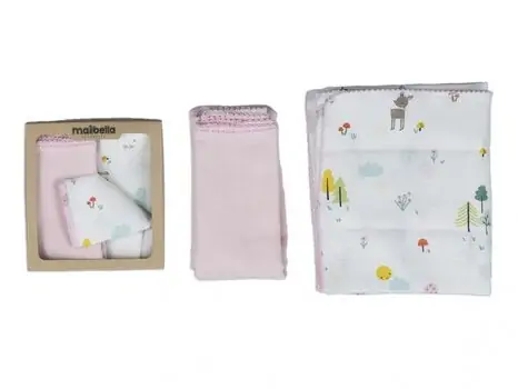 Maibella Muslin Blanket 35-105 ახალშობილის გასახვევი