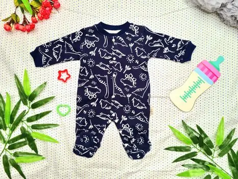 Little Dino 01-559 Blue Maibella საბავშვო რომპერი