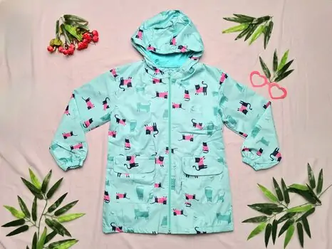 Lovely Cats Blue Jacket Crispy 22284 საბავშვო ქურთუკი