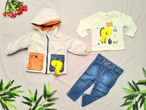 Roar Dino 3in1 Set 23804 White Minikon საბავშვო სამეული