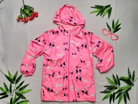 Lovely Cats Pink Jacket Crispy 22284 საბავშვო ქურთუკი