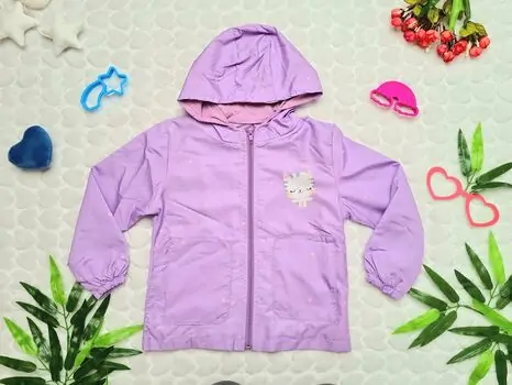 Happy Cat Jacket Crispy purple 22251 საბავშვო ქურთუკი