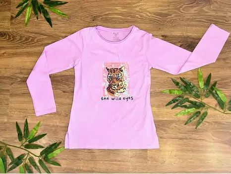 The Wild 723452 ALG Purple გრძელ მკლავიანი მაისური