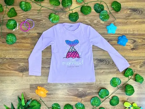 Little Mermaid Purple 623425 ALG გრძელ მკლავიანი მაისური