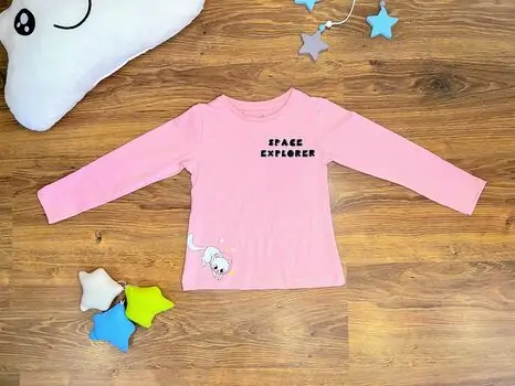 Space Explorer 523413 ALG Pink გრძელ მკლავიანი მაისური